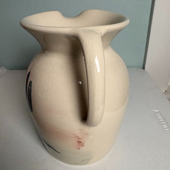 Ellis Prod Pottery Vintage Large Pitcher with Desert Motif - Picture 4 of 6